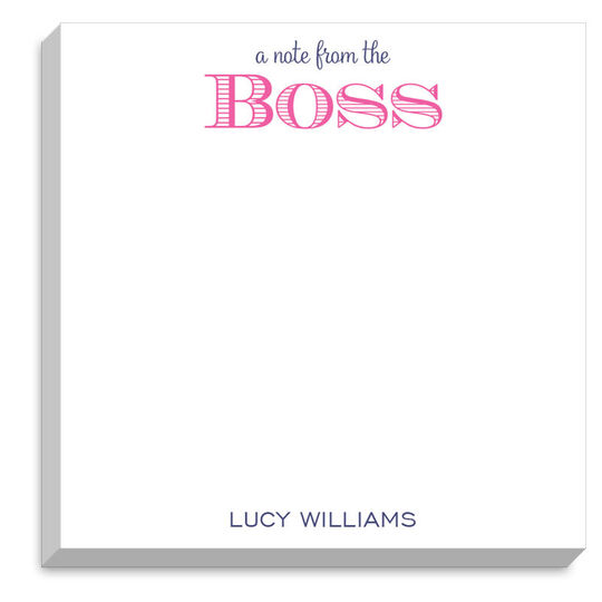 Boss Jumbo Notepads